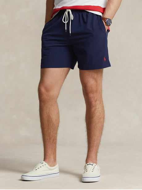 Costume Traveler Mid Trunk Ralph Lauren Uomo - Rosso