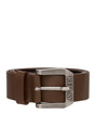 Cintura Replay Crust Bufalo Leather Uomo - Marrone