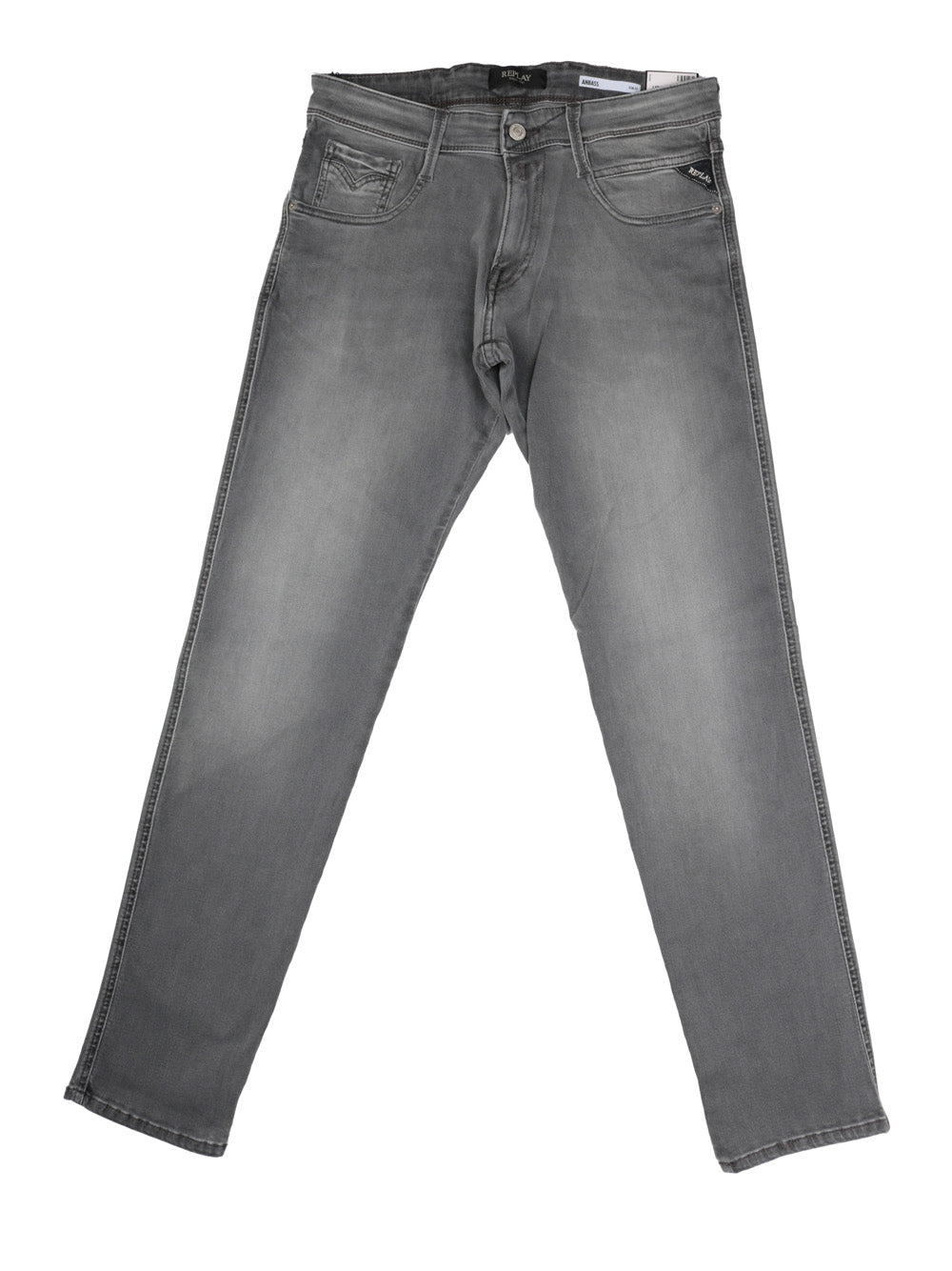 Jeans Slim Replay Uomo - Grigio