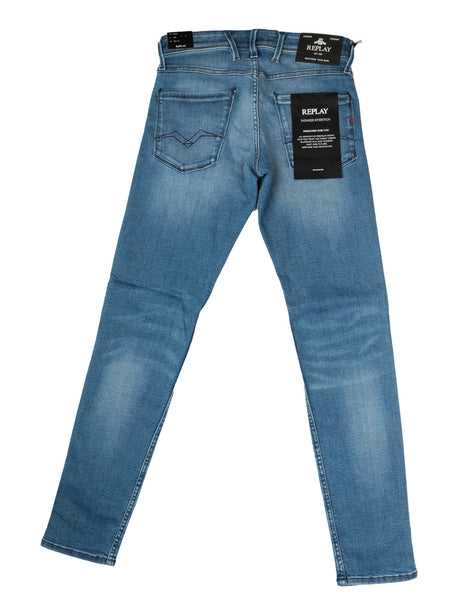Jeans Slim Replay Uomo - Blu