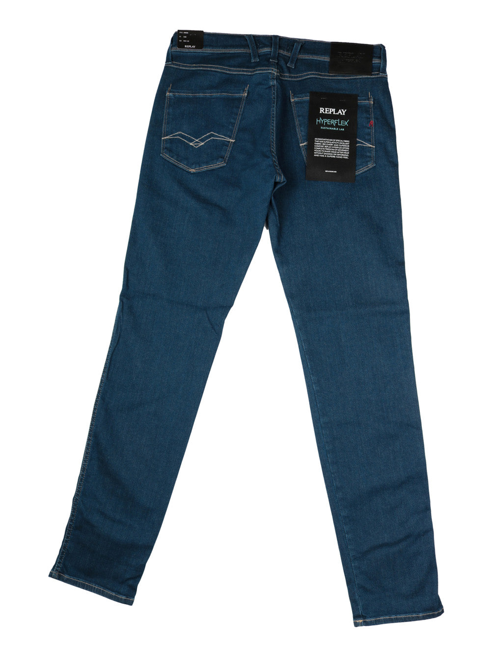 Jeans Slim Replay Uomo - Blu