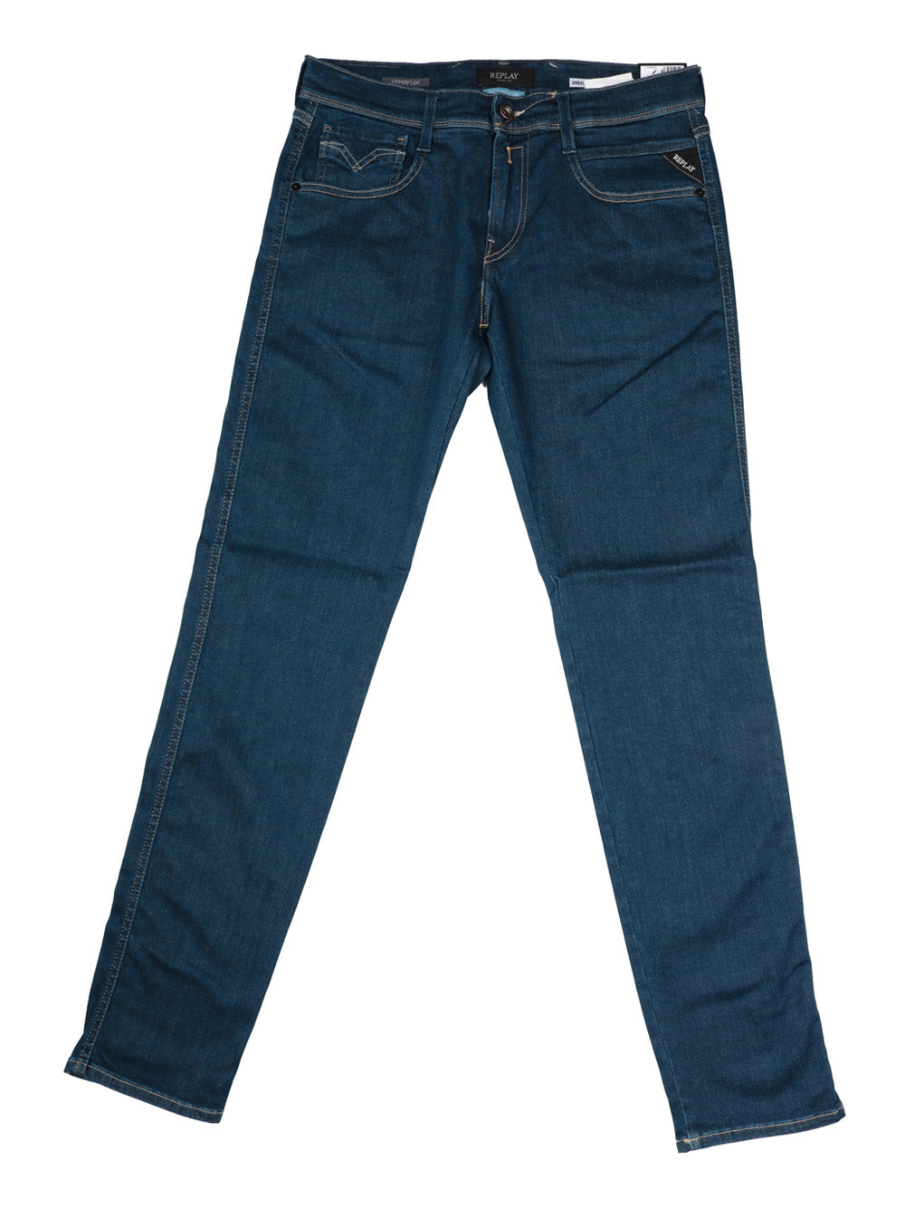 Jeans Slim Replay Uomo - Blu