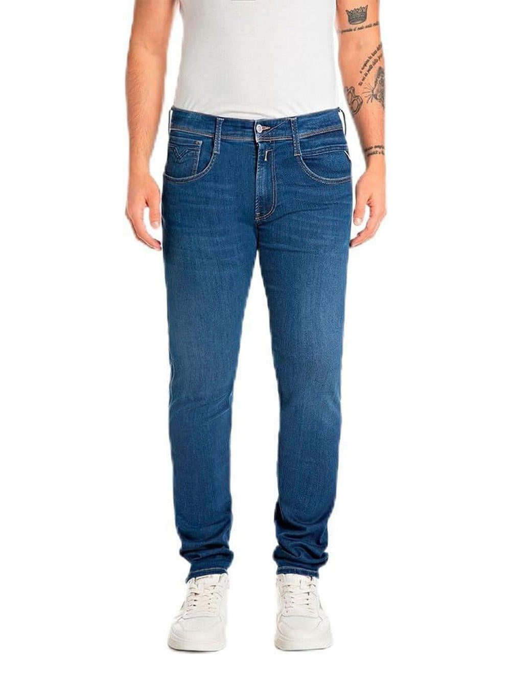 Jeans Slim Replay Uomo - Blu