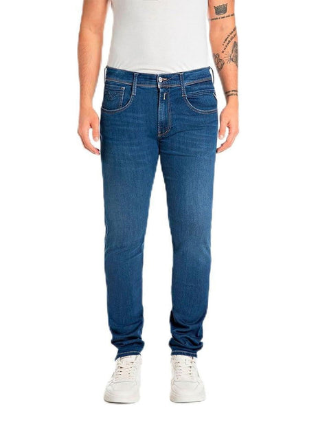 Jeans Slim Replay Uomo - Blu