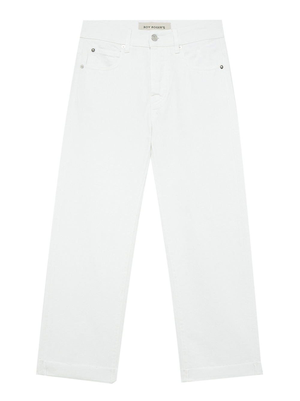 Jeans Boyfriend Roy Rogers Donna - Bianco