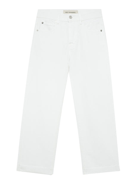 Jeans Boyfriend Roy Rogers Donna - Bianco