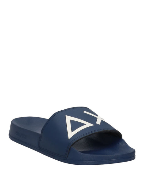 Ciabatte Sun68 Logo Uomo - Blu