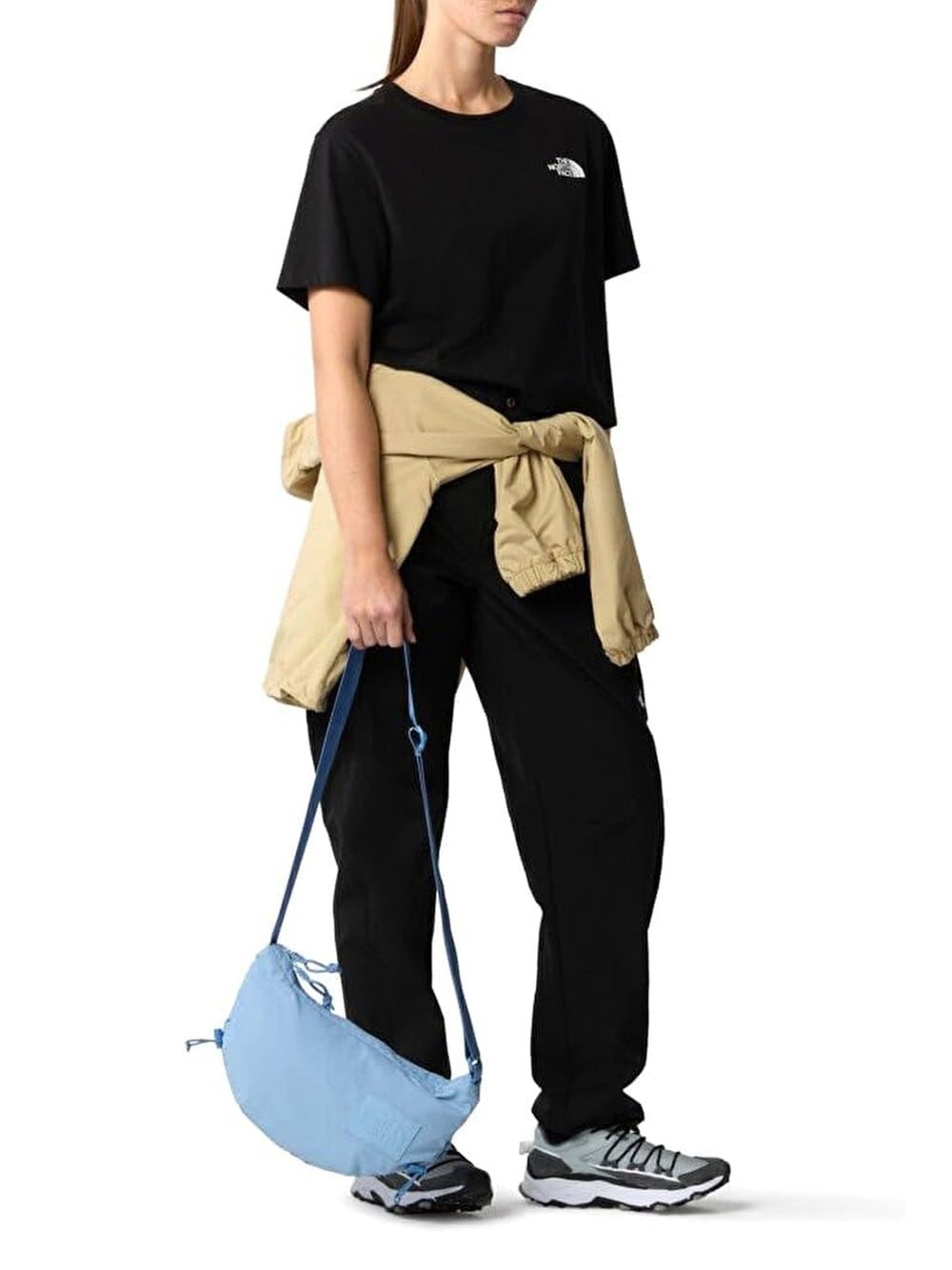 T-Shirt The North Face Simple Dome Cropped Donna - Nero