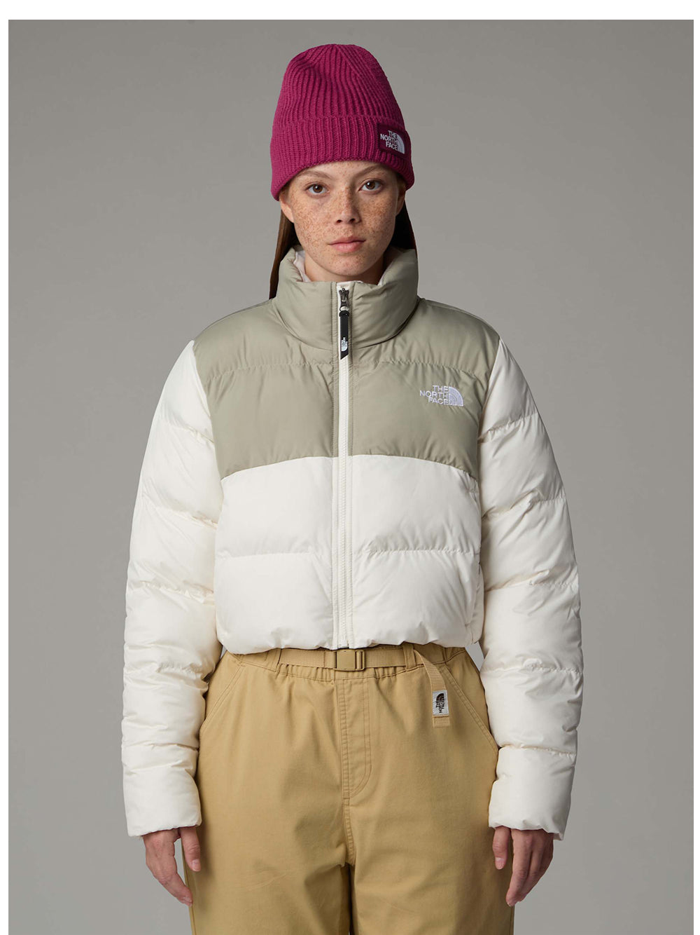Piumino The North Face W Cropped Saikuru Donna - Bianco