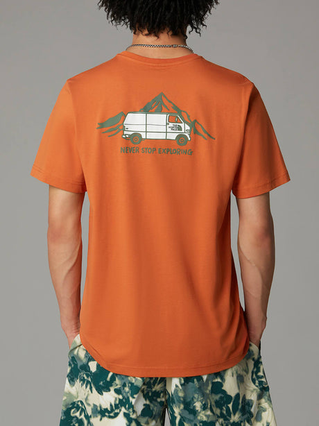 T-Shirt The North Face Outdoor Graphic Uomo - Arancione
