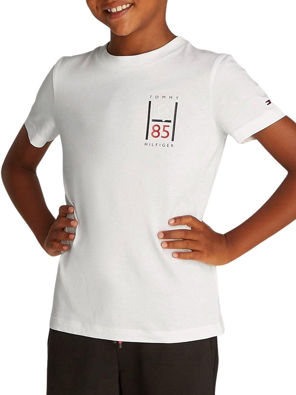 T-shirt Tommy Hilfiger jr Bambino - Bianco