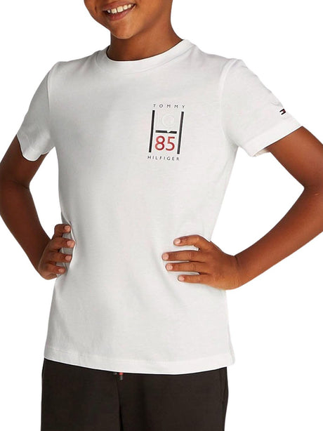 T-shirt Tommy Hilfiger jr Bambino - Bianco