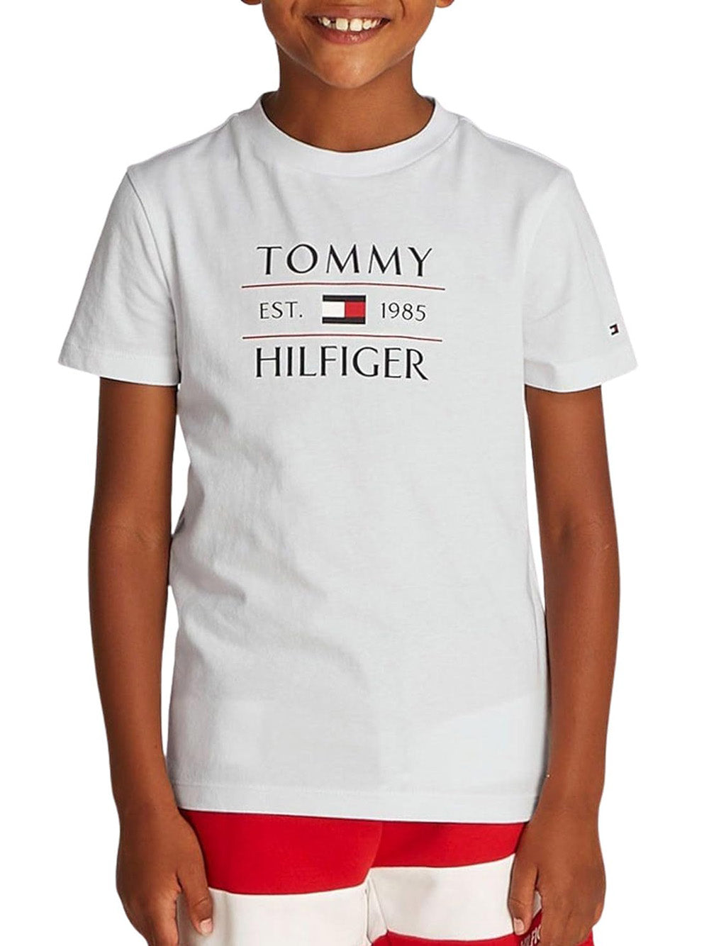 T-shirt Tommy Hilfiger jr Bambino - Bianco