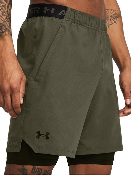 Pantaloncino Sportivo Under Armour Uomo - Verde