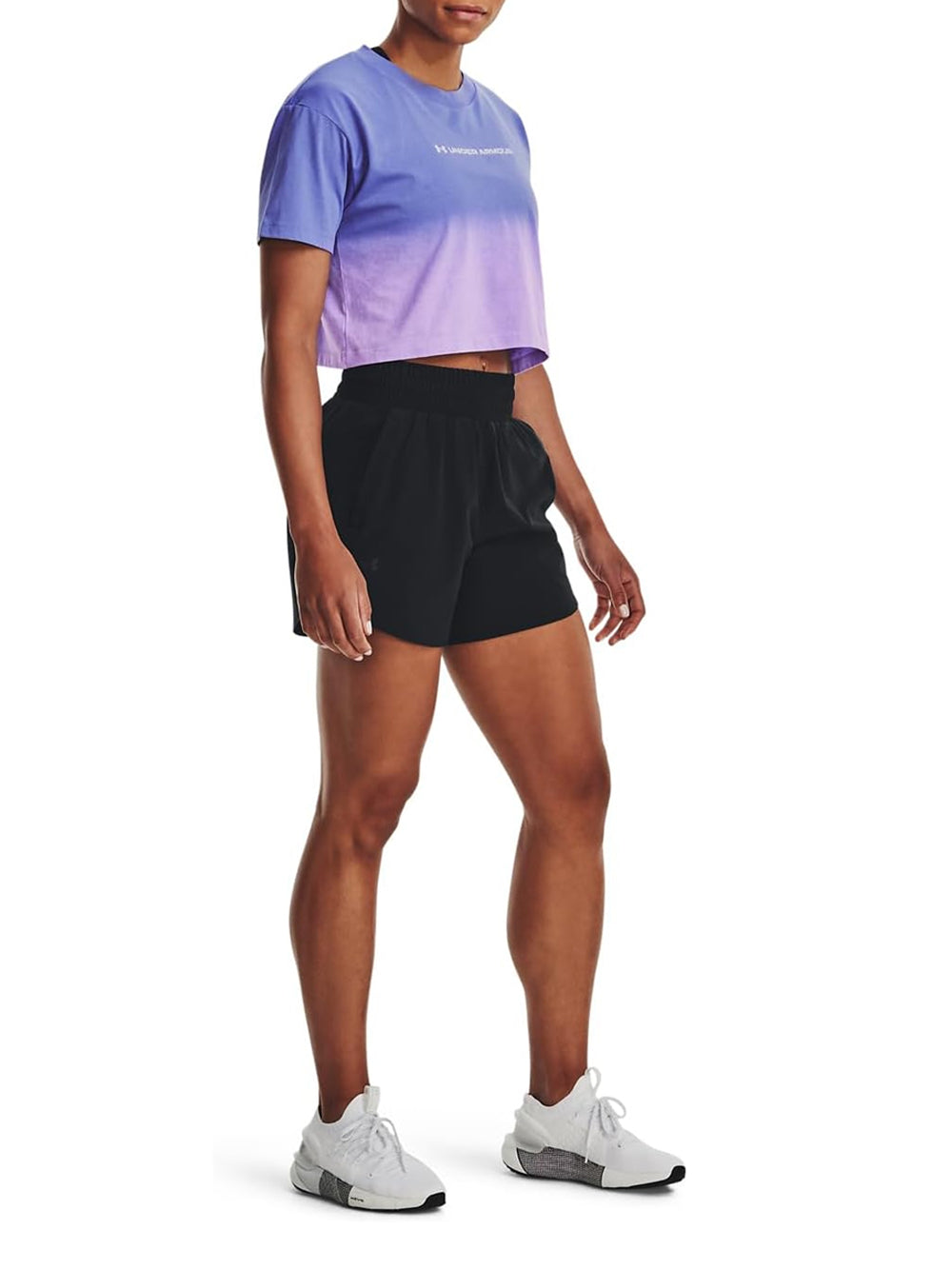 Pantaloncino Sportivo Under Armour Donna - Nero