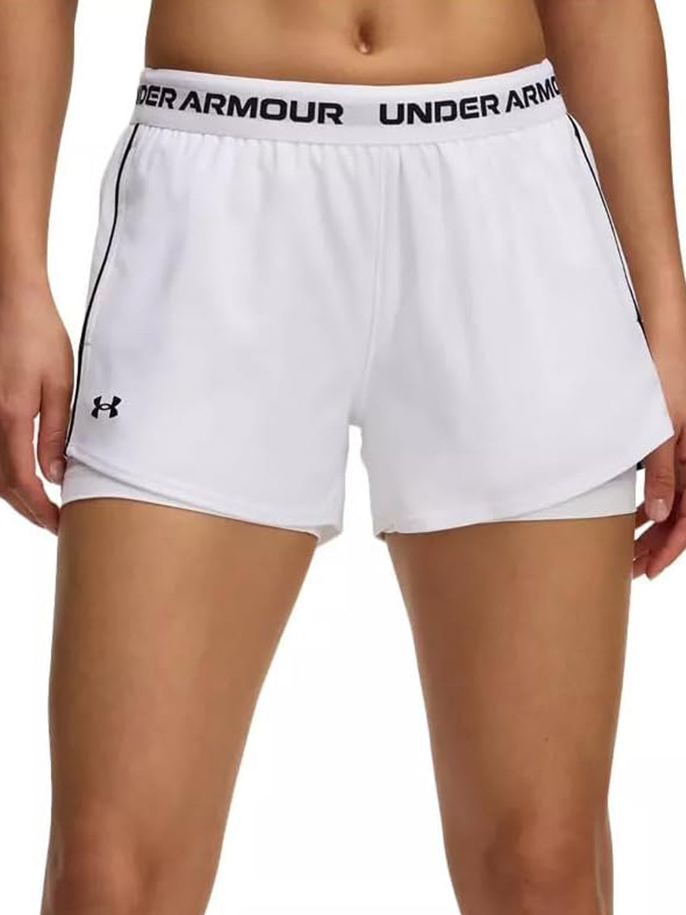 Pantaloncino Sportivo Under Armour Donna - Bianco