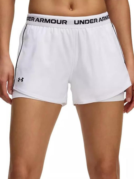 Pantaloncino Sportivo Under Armour Donna - Bianco