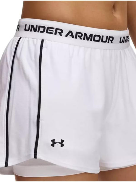 Pantaloncino Sportivo Under Armour Donna - Bianco