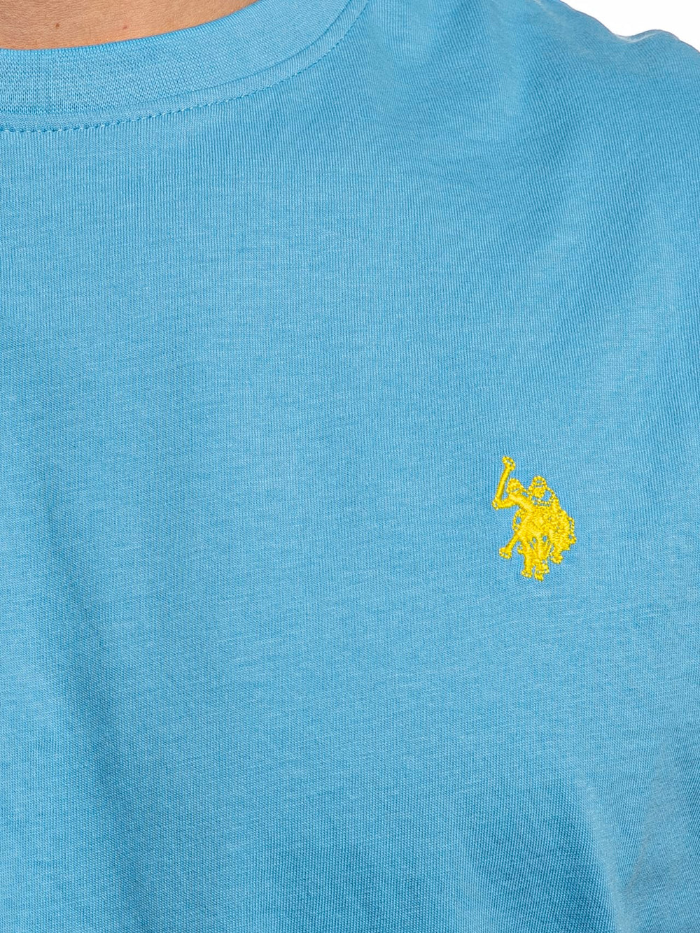 T-Shirt Mick U.s.polo Uomo - Celeste