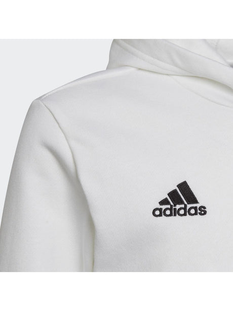 Felpa Adidas ENT22 HOODY Y Unisex Bambino - Bianco