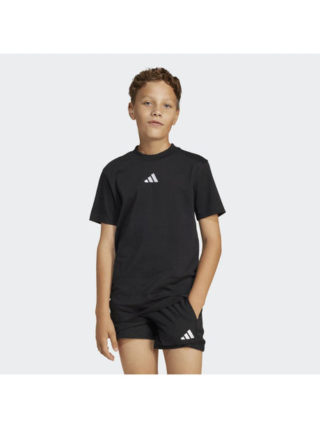 T-shirt Adidas Unisex Bambino - Nero