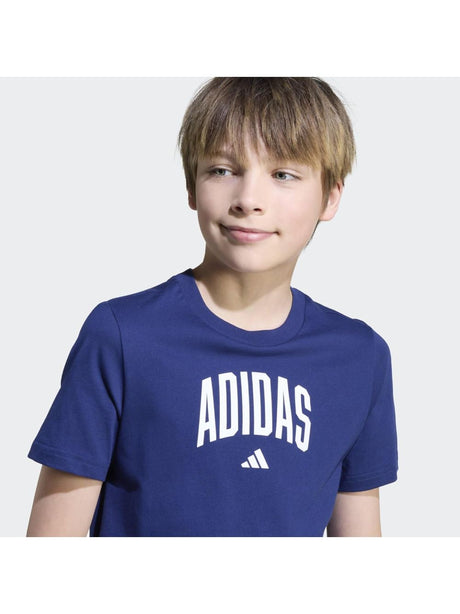 T-shirt Adidas Unisex Bambino - Blu