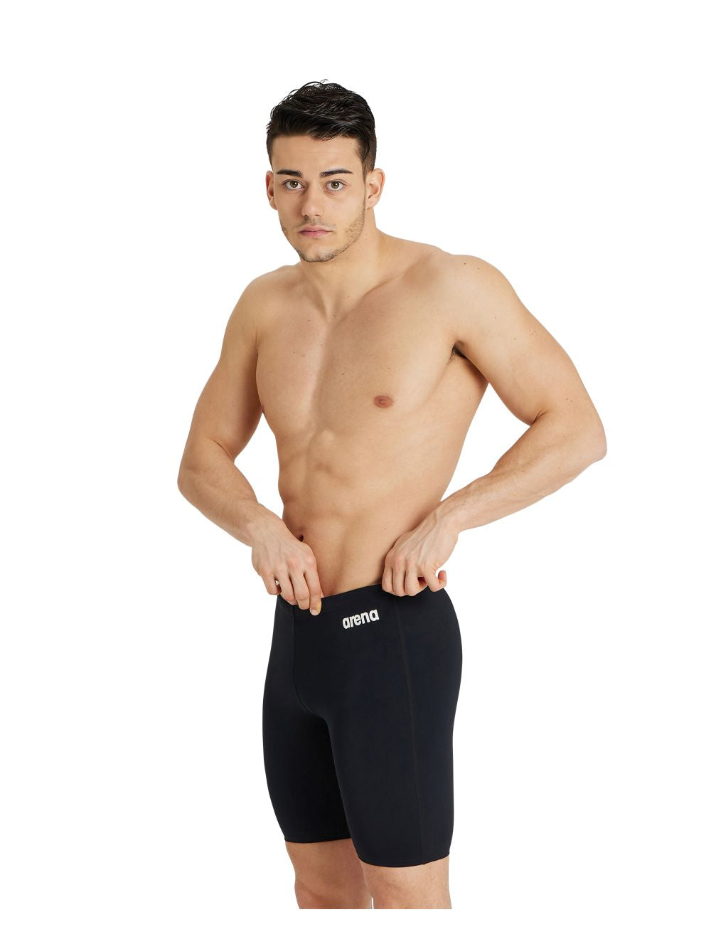 Costume Arena team jammer solid Uomo - Bianco e Nero