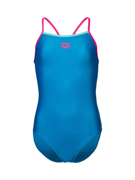 Costume Arena light drop Bambina - Blu