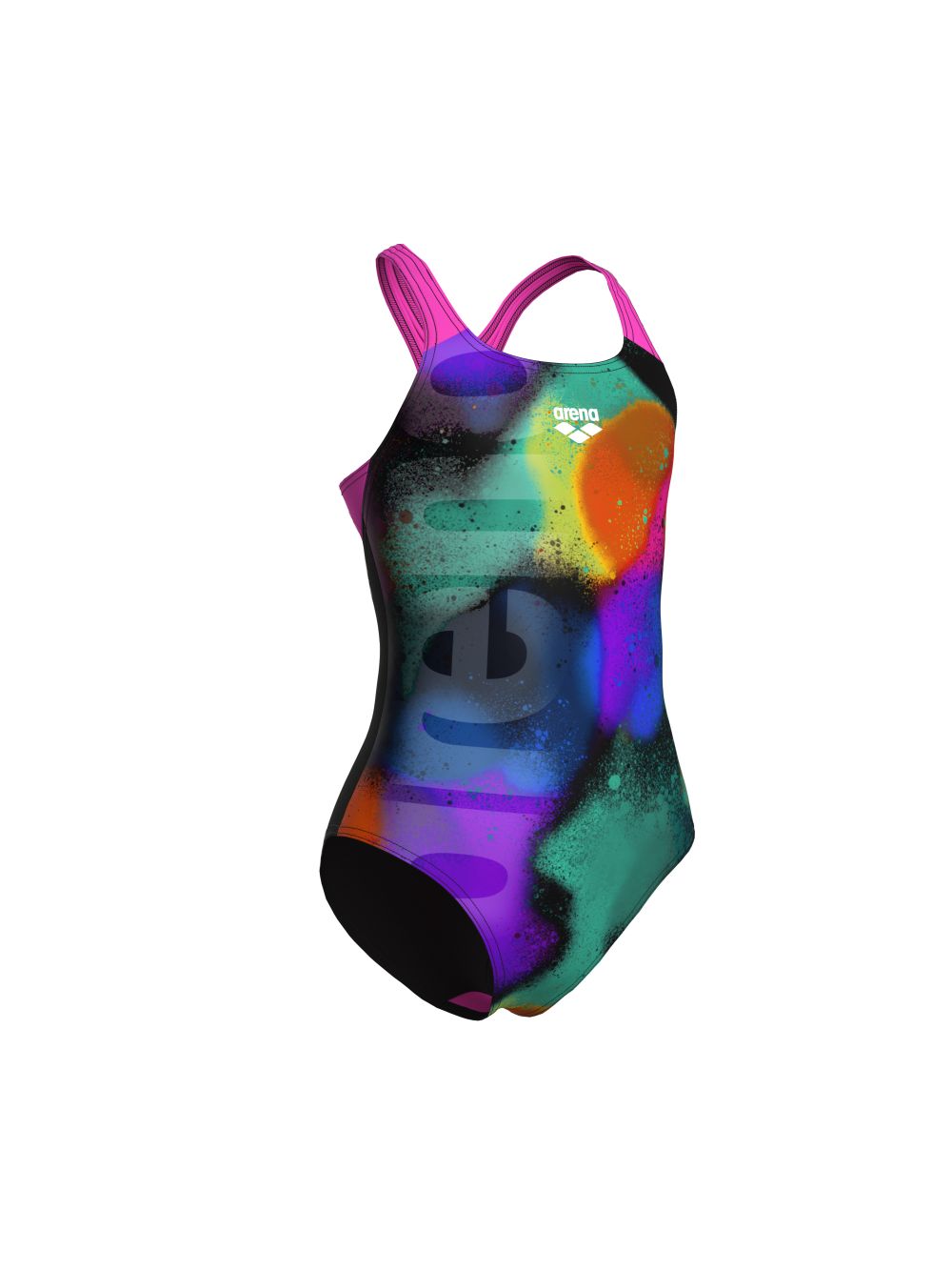 Costume Arena spray paint Bambina - Nero