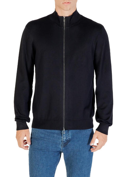 Pullover Armani Cardigan con zip Uomo - Navy