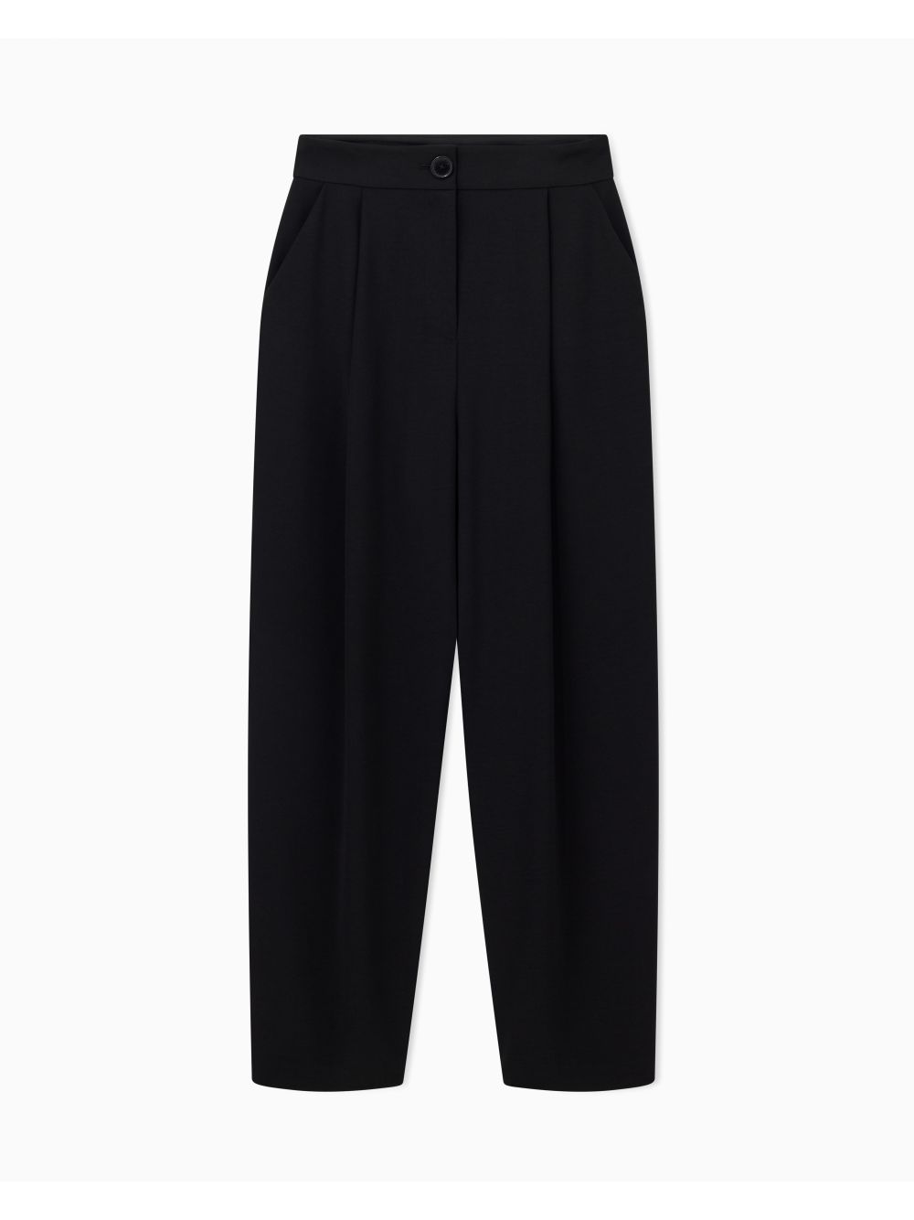 Pantalone Armani Twill pleated trousers Donna - Nero