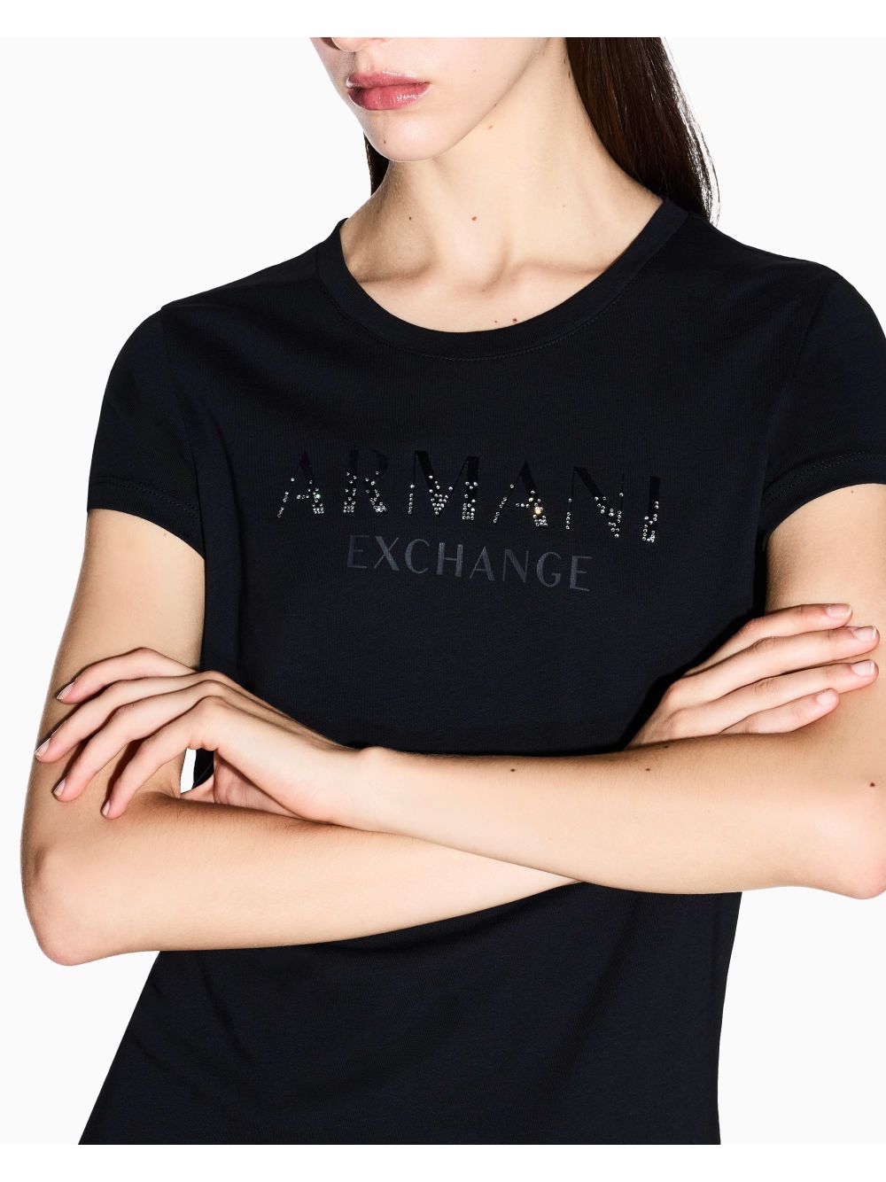 T-shirt Armani Donna - Nero