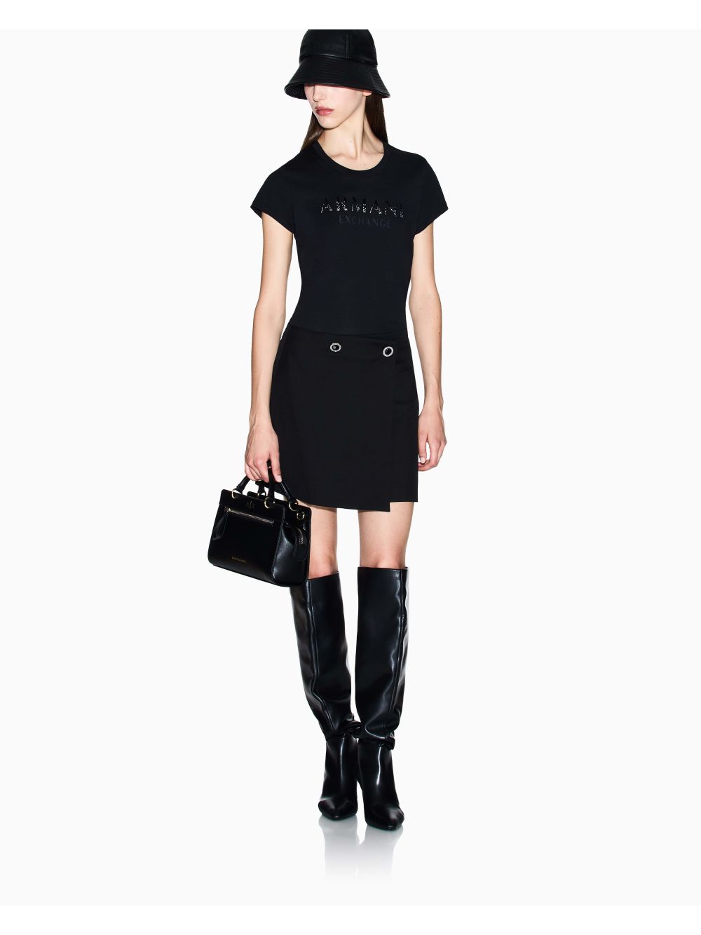 T-shirt Armani Donna - Nero