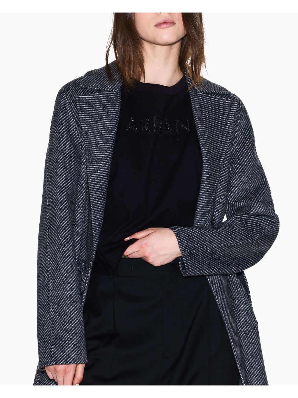 T-shirt Armani Donna - Nero
