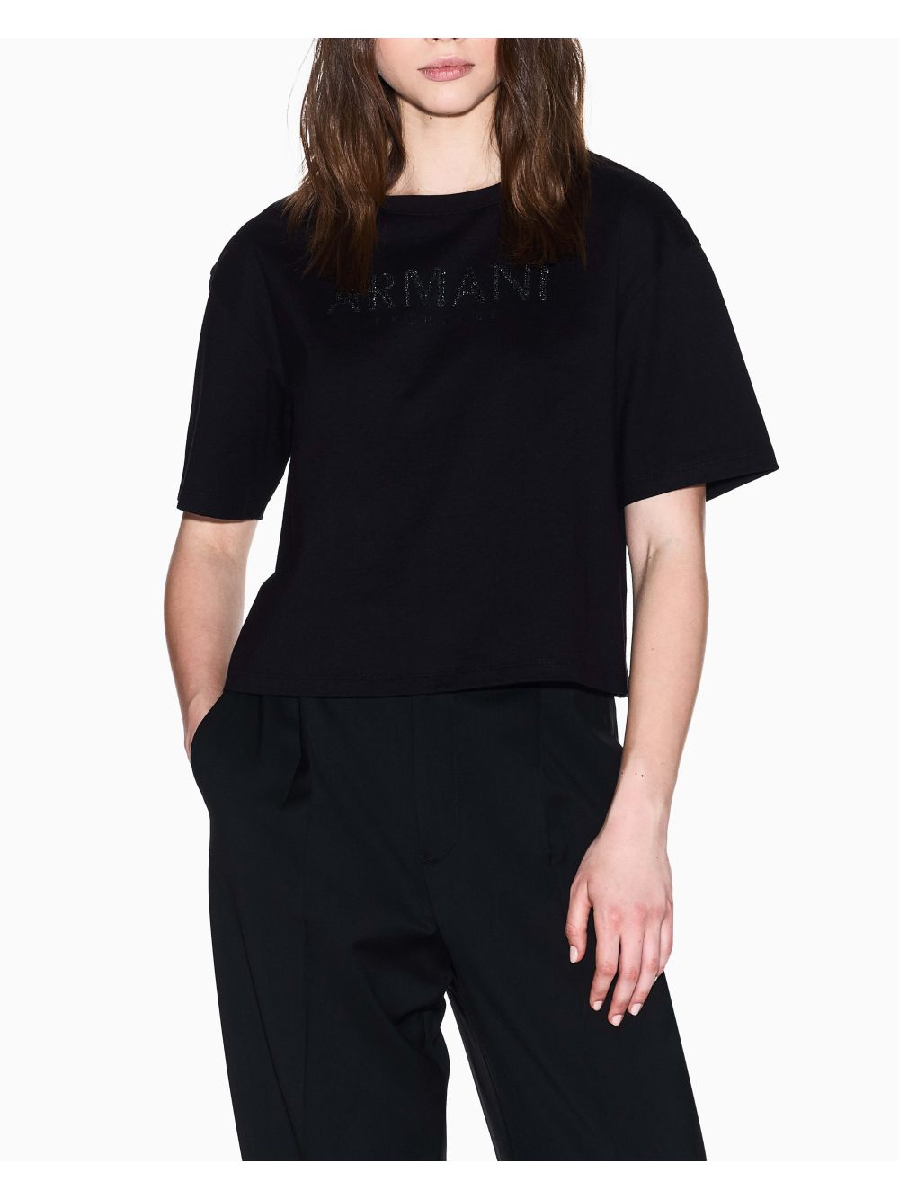 T-shirt Armani Donna - Nero