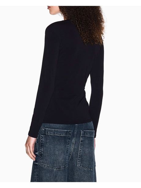 T-shirt Armani Donna - Nero