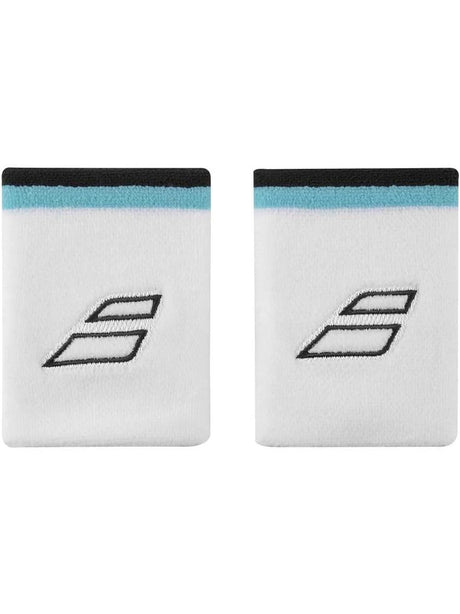 Polsini Babolat logo jumbo wristband Unisex - Bianco