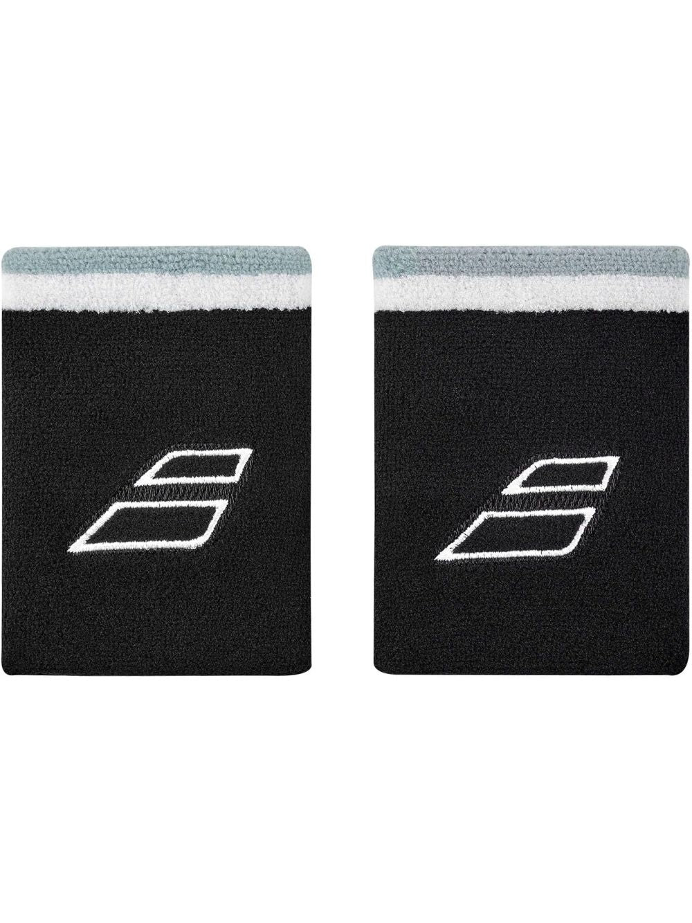 Polsini Babolat logo jumbo wristband Unisex - Bianco e Nero