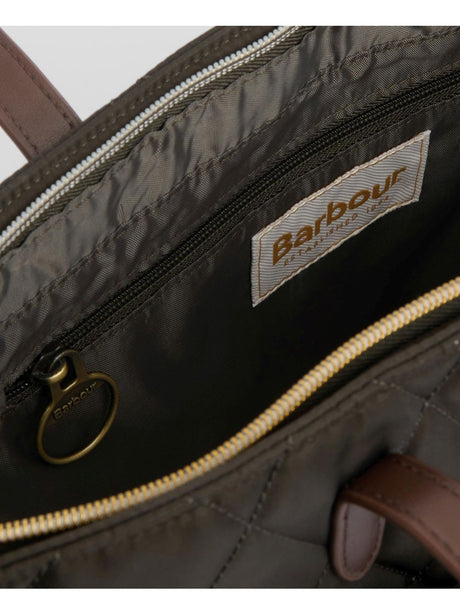 Borsa Barbour quilted tote Donna - Oliva