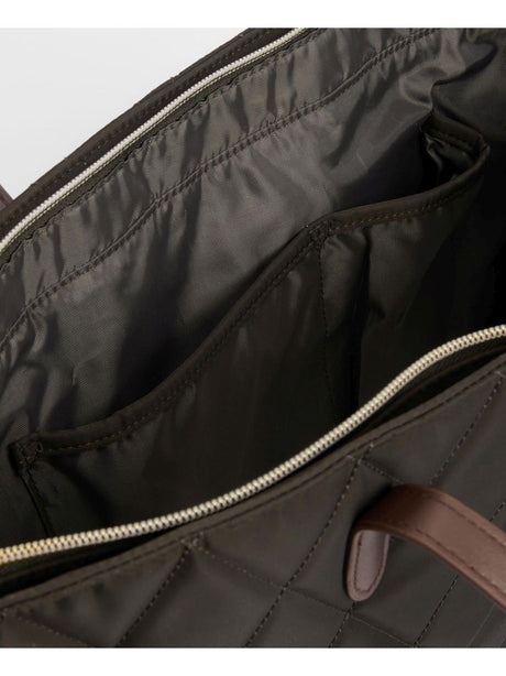 Borsa Barbour quilted tote Donna - Oliva