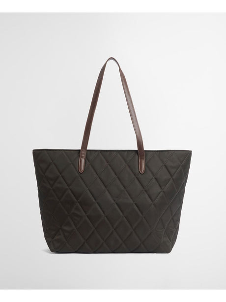 Borsa Barbour quilted tote Donna - Oliva