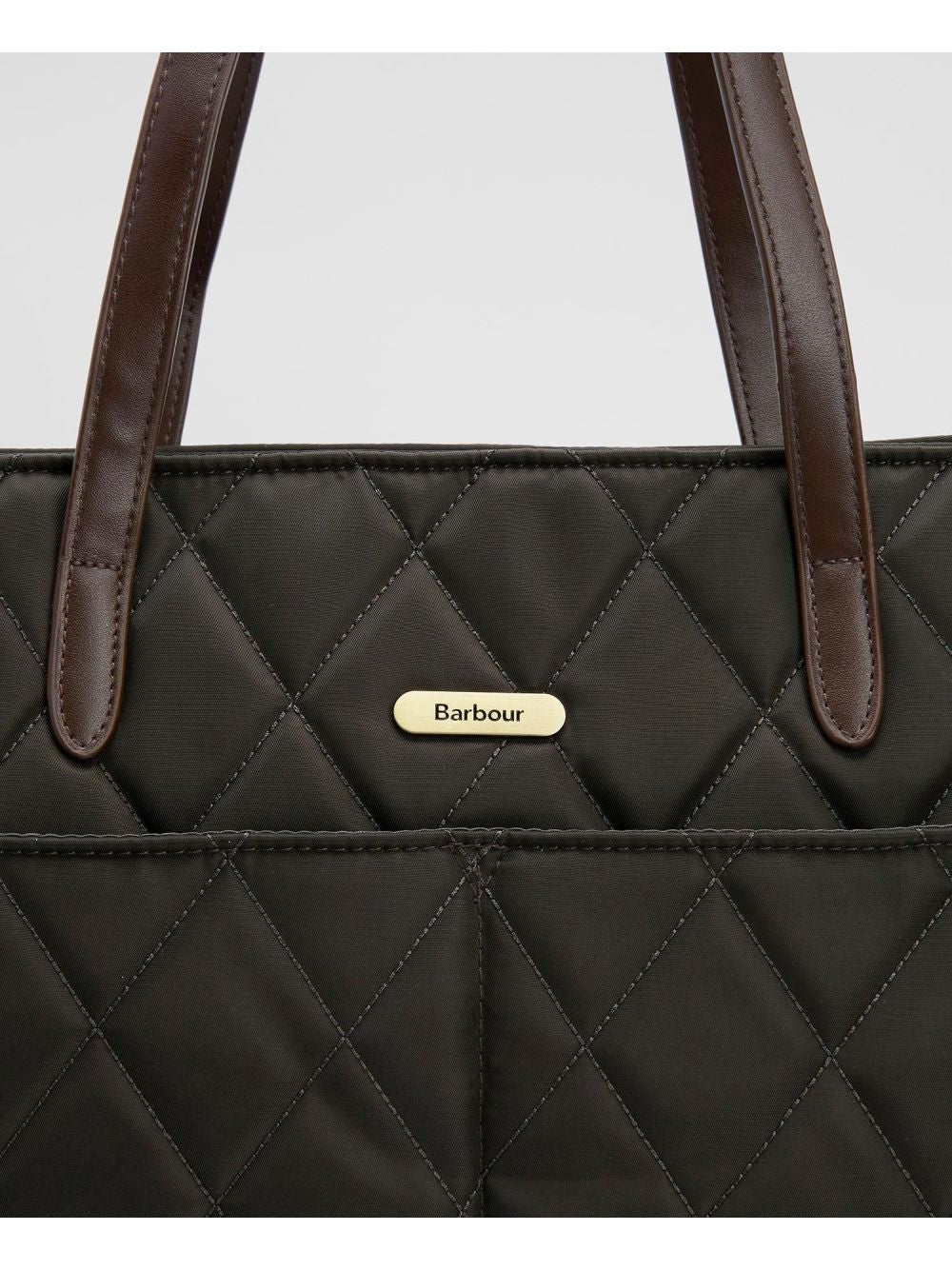 Borsa Barbour quilted tote Donna - Oliva