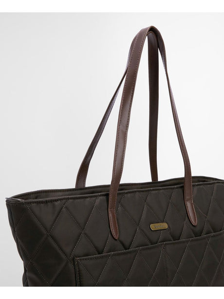 Borsa Barbour quilted tote Donna - Oliva