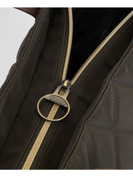 Borsa Barbour quilted tote Donna - Oliva