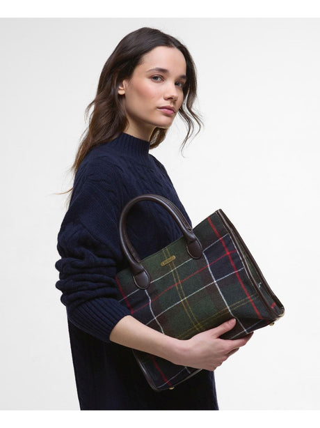 Borsa Barbour barrhill tartan tote Donna - Multicolore