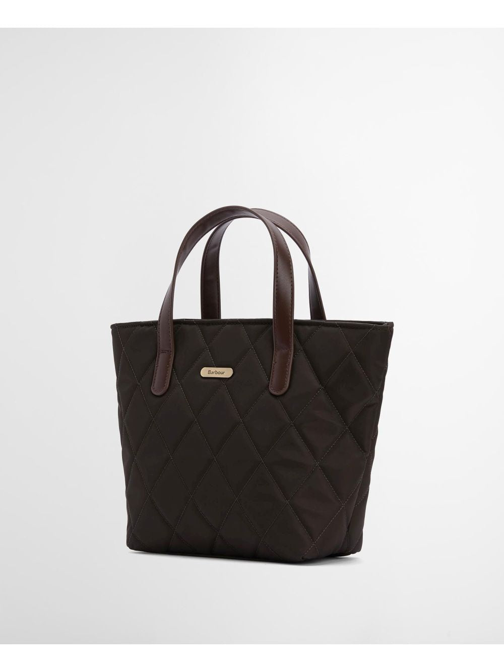 Borsa Barbour mini quilted tote Donna - Oliva