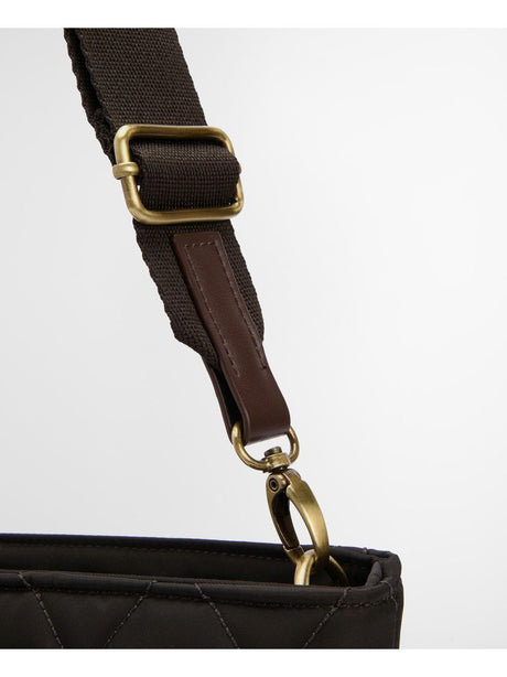 Borsa Barbour mini quilted tote Donna - Oliva