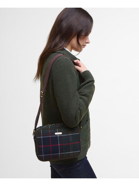Borsa Pochette Barbour barrhill tartan tote Donna - Multicolore