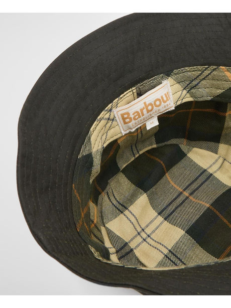 Cappello Barbour belsay wax Donna - Verde