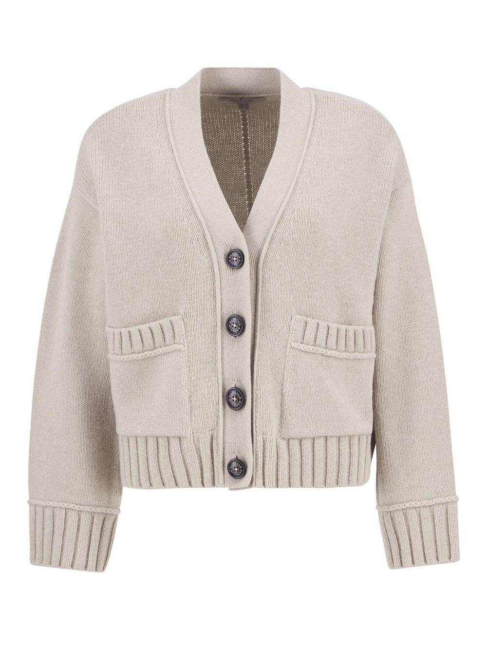 Pullover Barbour fave knitted Donna - Bianco